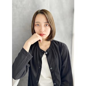 20代30代40代　重めカジュアル外国人透明感小顔ボブ