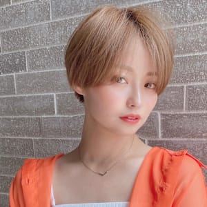 ショート×ハイトーンカラー