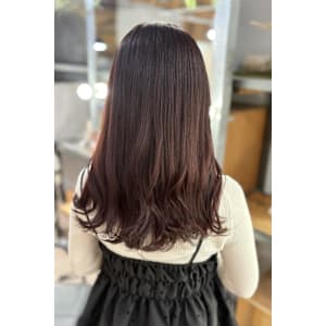 髪質改善カラー／ボルドーカラー