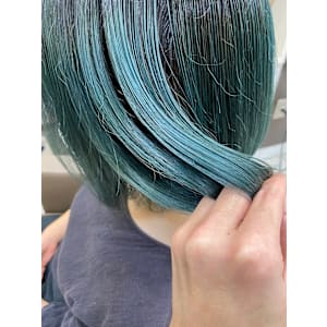 ダブルカラー　エメラルドグリーン