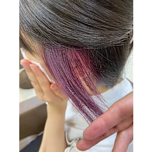 バイオレット/イヤリングカラー