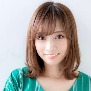 山村/ひし形シルエット/くびれミディ/くびれヘア/大人可愛い