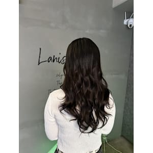 大人ブラウンでロングに！