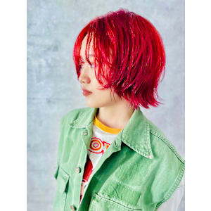 【おしゃれ上級者】ボブレイヤー×ビビットカラー