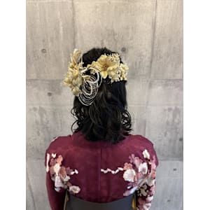 ハーフアップ/卒業式