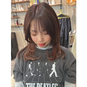 顔まわりパーマ