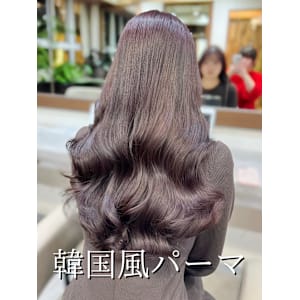 コテ巻き風パーマ/韓国風パーマ/デジタルパーマ/パーマ