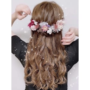 ハーフアップ♪