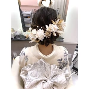 着物に合うヘアアレンジ♪