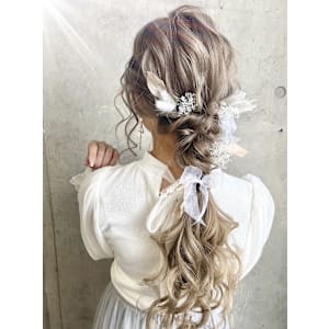 編みおろしポニー♪