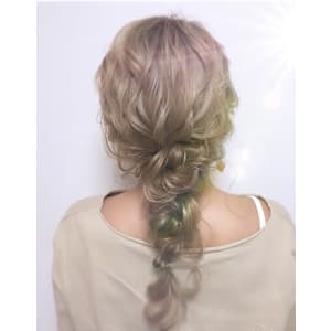 編みおろしアレンジ♪