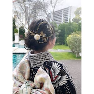 着付けアップアレンジ♪