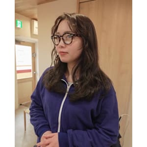 パーマ風スタイリング