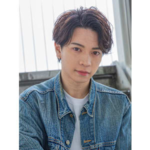  【小久保style】メンズカットツーブロックツイストウルフ