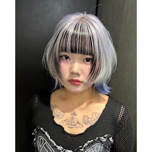 アンブレラカラー　デザインカラー　ハイトーン　原宿/表参道