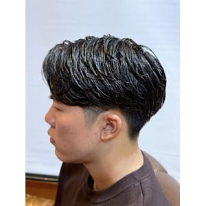 メンズワンカールパーマ