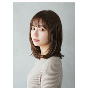 30代40代50代内巻きレイヤー酸性ストレート髪質改善