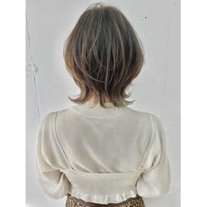 ショートネオウルフ×ハイライトボブウルフ　ウルフカット