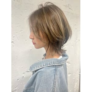 小顔ネオウルフ　ウルフカット