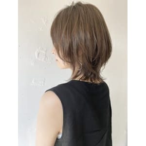 360°小顔のネオウルフハイライトボブウルフ　ウルフカット