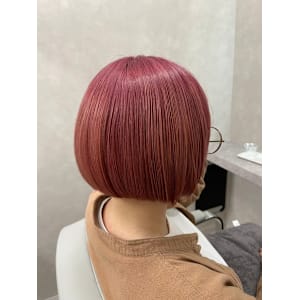 美髪髪質改善トリートメント/似合わせカット/ハイトーンピンク