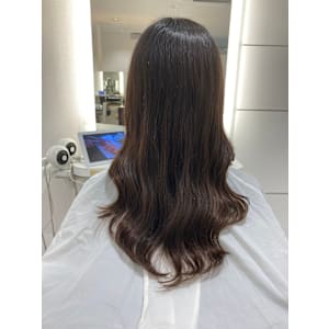 コテ巻き風パーマでヨシンモリ！スーパーロングにコテ巻き風パー