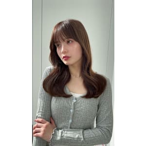 イメチェン外ハネボブ美髪ワイドバング顔周りレイヤーボブ