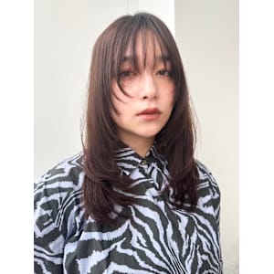 イメチェン外ハネボブ美髪ワイドバングレイヤー髪質改善縮毛矯正