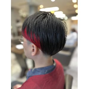 メンズ/インナーカラー/レッド - Prism【プリズム】掲載中