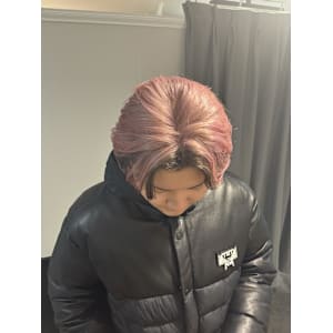 前髪デザインカラー/ハイトーンカラー/インナーカラー/中華街