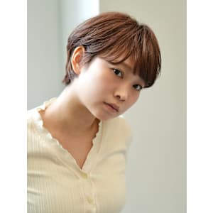 前下がりショート・ボブ/絶壁解消/前髪あり/40代/30代