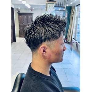 【30代 男性】ロンドンツーブロショート（大宮/バーバー）