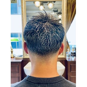 【30代 男性】ロンドンツーブロショート（大宮/バーバー）