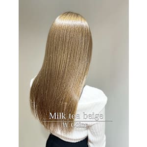 【星野指名】カラー指名No.1/艶髪ミルクティーベージュ