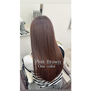 【星野指名】カラー指名No.1/上品な可愛さ”ピンクブラウン