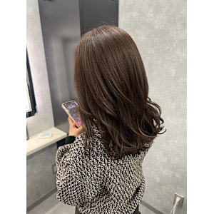  『ROW町田』ニュアンスカラー×ゆる巻き