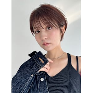 イメチェン外ハネボブ美髪ワイドバングレイヤーショート/原宿