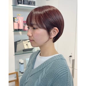イメチェン外ハネボブ美髪ワイドバングレイヤーショート/原宿