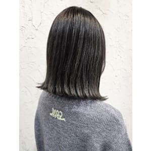 【Flor_戸塚】*切りっぱなしボブ＋グレージュ*