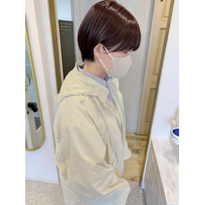 耳掛けショートヘア
