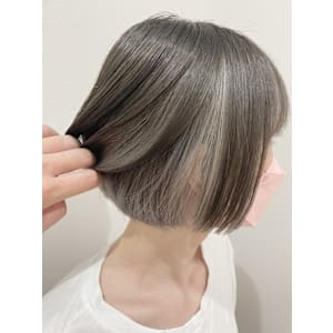 アンブレラカラー/シルバーアッシュ/インナーカラー