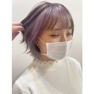 フェイスフレーミング/ピンクオンピンク/インナーカラー