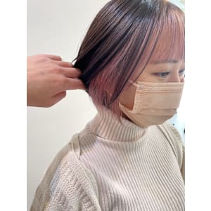 フェイスフレーミング/アイスピンク/ミストバング