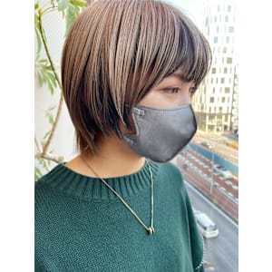 逆インナーカラー/逆フェイスフレーミング/ウルフ