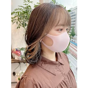 インナーカラー/イヤリングカラー/フェイスフレーミング