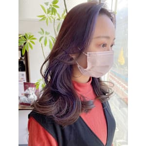 Goofy銀座/フェイスフレーミングラベンダー/前髪インナー