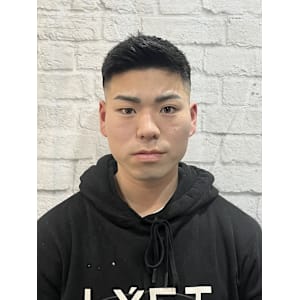 メンズ／ハイフェード／ベリーショート／アップバング