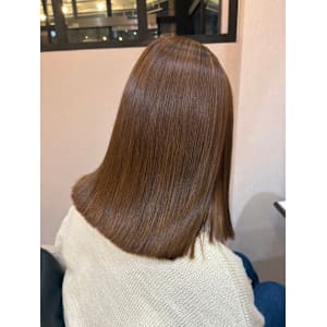 ブラウン/髪質改善トリートメント/透明感カラー/個室サロン