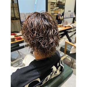 メンズパーマ/20代30代/大橋