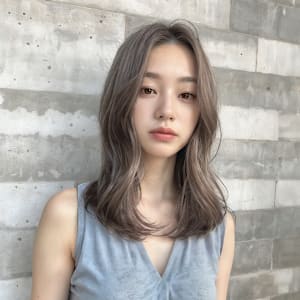 韓国/髪質改善/レイヤーカット/透明感カラー/縮毛矯正